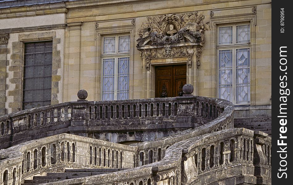 View of Grand Entrance, Chateau de Fontainebleau