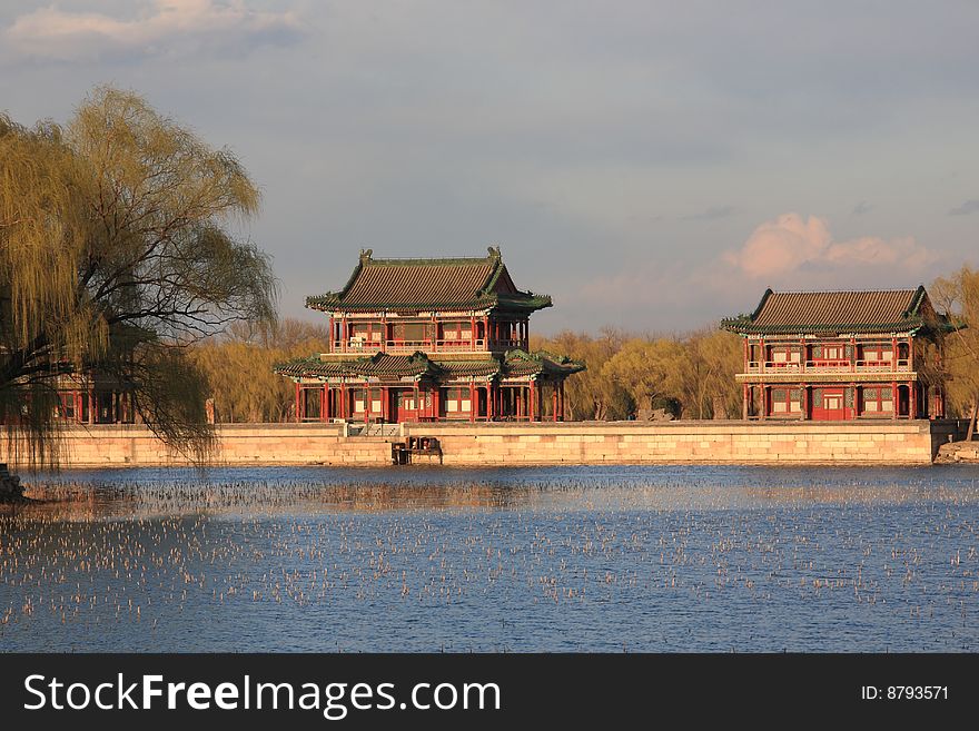 Temple in the summer palace,beijing