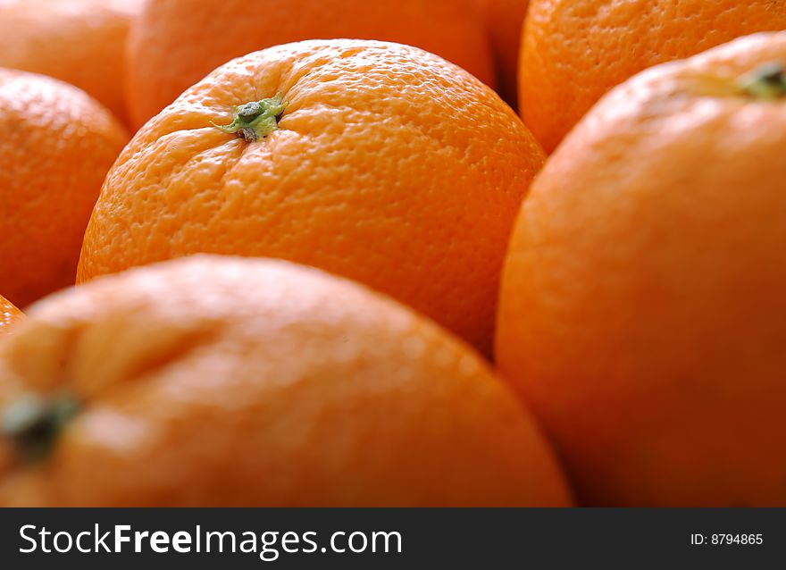 Close up of orange fruits