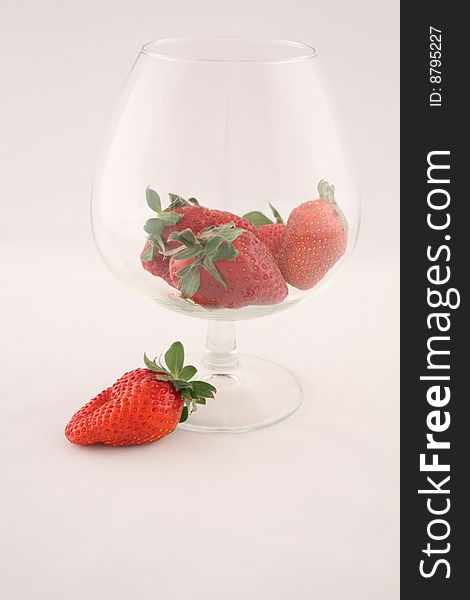 Strawberry In A Glass