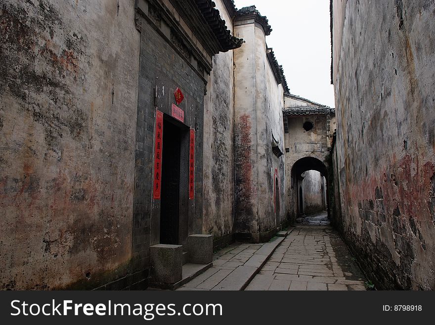 Ancient town in the South China.