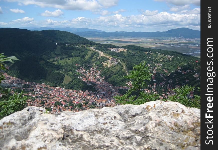 Village In Mountainous Landscape