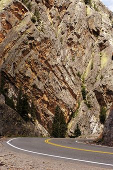 Scenic Mountain Highway Stock Photo Scenic Mountain Highway Stock Photo