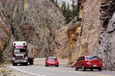 Scenic Mountain Highway Stock Photos