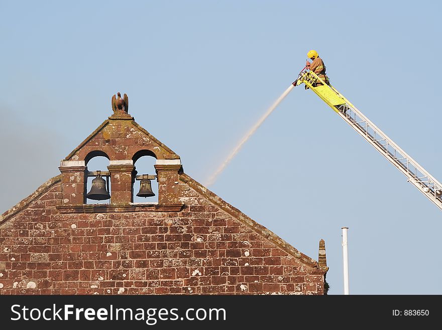 Firefighter Fights Fire