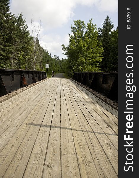 Bridge in Quebec, Canada