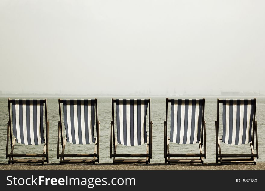 Deckchairs, Southend, England