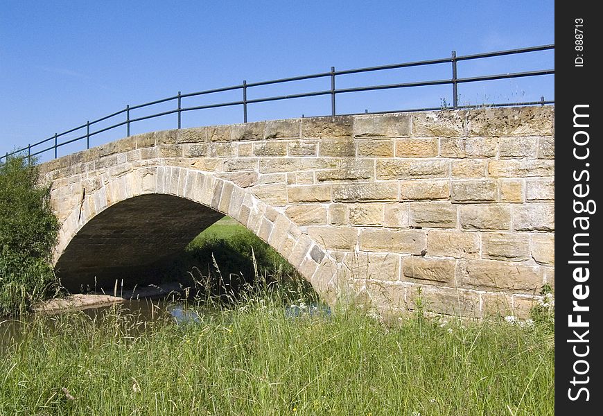 Old stone bridge in bavaria