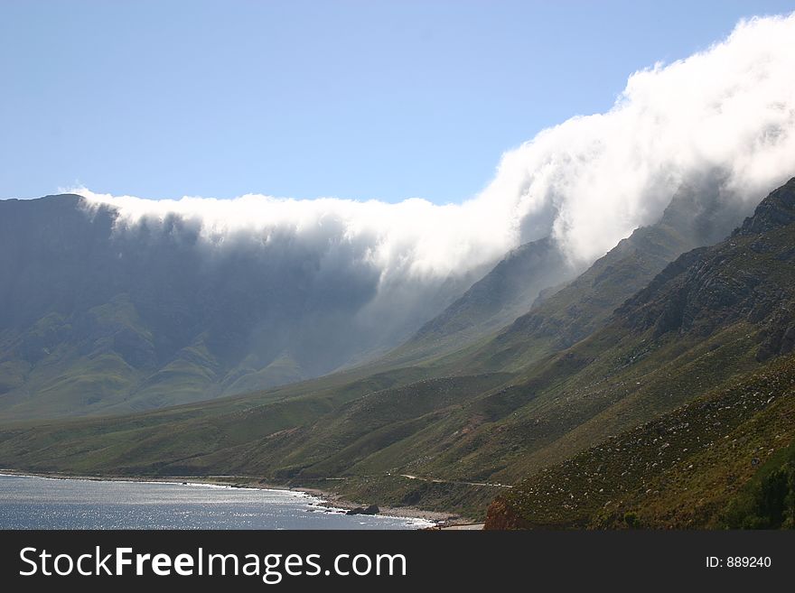 Cloud Covered Mountain
