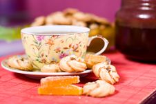 Cup Of Tea And Cookies Stock Photography Cup Of Tea And Cookies Stock Photography