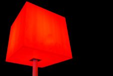 Red Cube Royalty Free Stock Photography