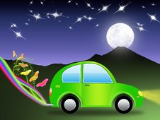 Ecological Car (02) Stock Photography Ecological Car (02) Stock Photography