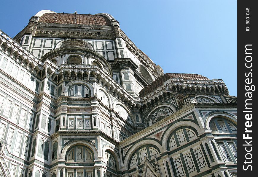 The dome in Florence in Italy