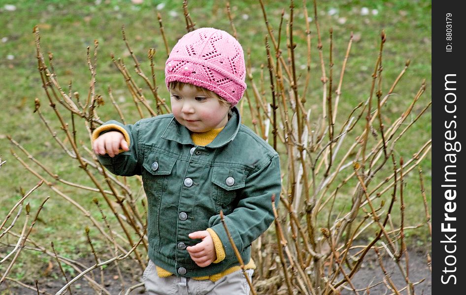 Baby in park