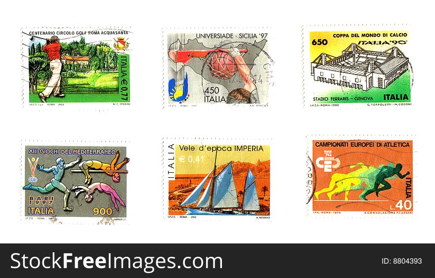 Sport: post stamps