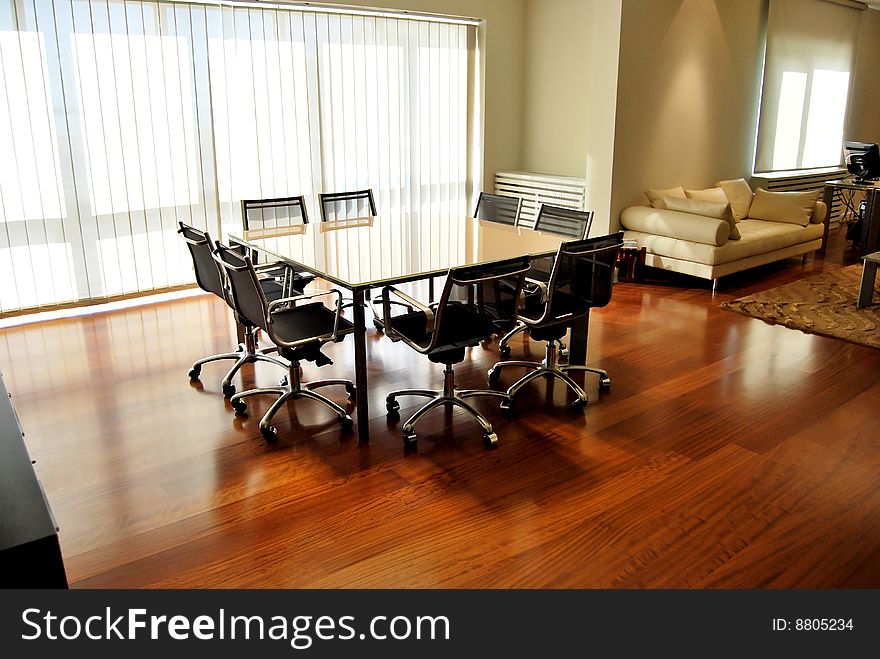 Istanbul Furtrans holding, small conference table. Istanbul Furtrans holding, small conference table