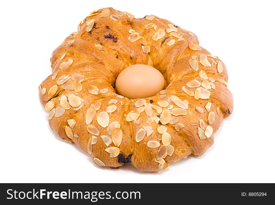 Easter Wreath With Egg