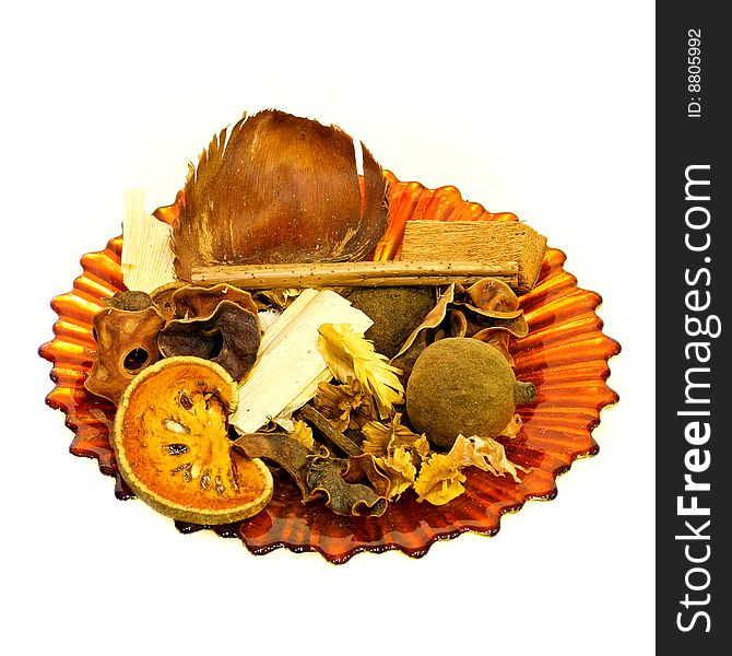 Potpourri isolated