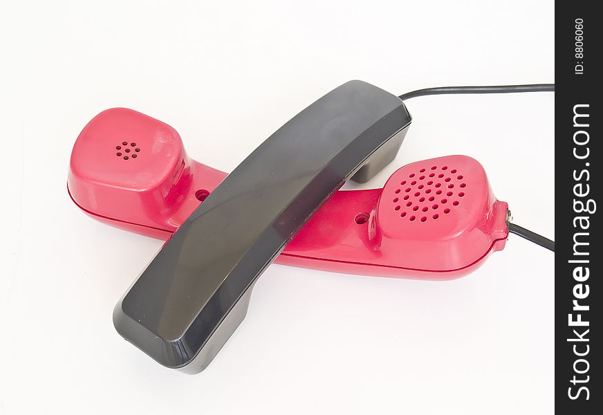 Red And Black Telephone