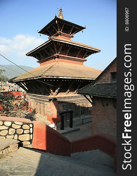 Stupa in gokarna mahadev, kathmandu, nepal.