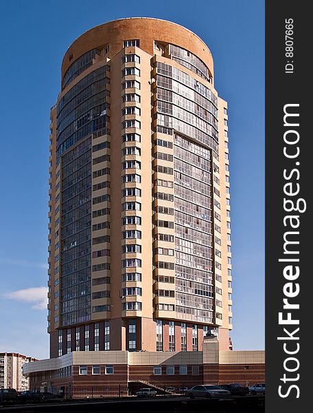 High residential house in Yekaterinburg. Residential and office space. High residential house in Yekaterinburg. Residential and office space.