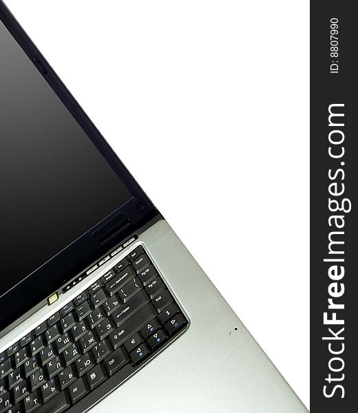 Business laptop. Element of design.