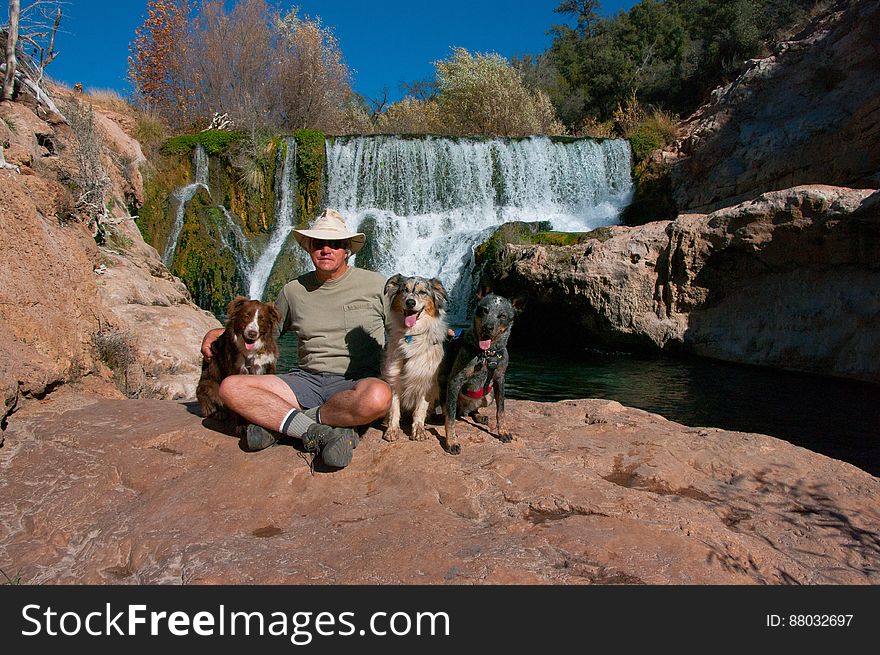 Fossil Springs Wilderness: Old Fossil Creek Dam