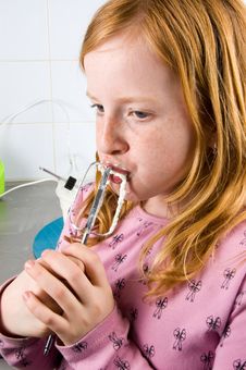 Girl Is Licking Of Whipped Cream Royalty Free Stock Image Girl Is Licking Of Whipped Cream Royalty Free Stock Image
