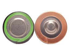Two Batteries Stock Image Two Batteries Stock Image