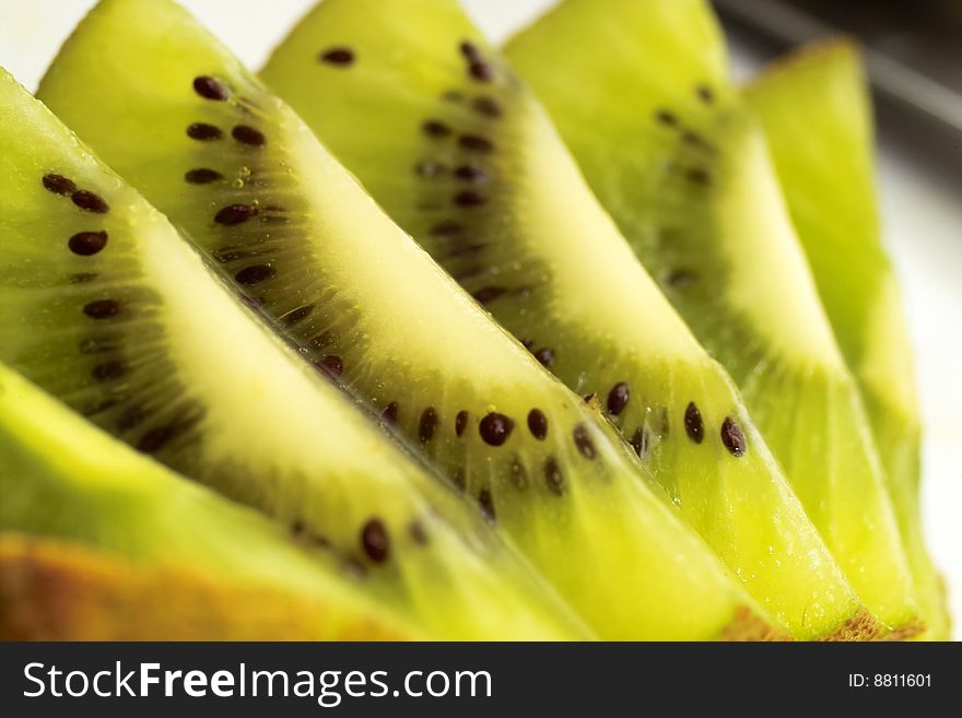 Abstract close up Kiwifruit images. Abstract close up Kiwifruit images