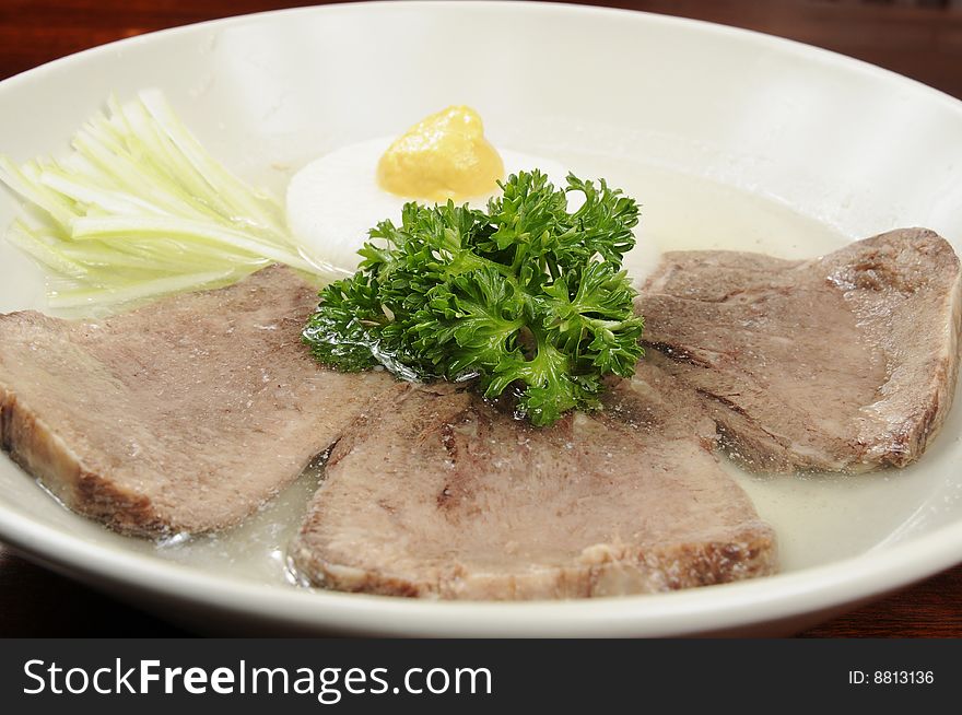 A Japanese beef on the table