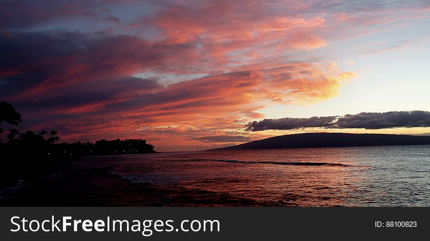Sunset. Maui. Hawaii.