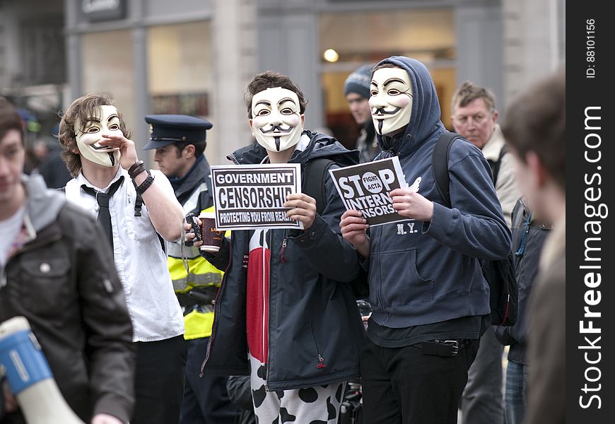 ACTA Protest on the streets of Dublin