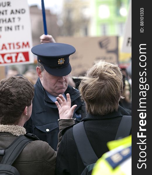 ACTA Protest on the streets of Dublin