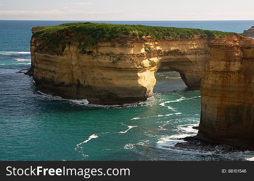 The Loch Ard Gorge is part of Port Campbell National Park, Victoria, Australia, about three minutes&#x27; drive west of The Twelve Apostles. The Loch Ard Gorge is part of Port Campbell National Park, Victoria, Australia, about three minutes&#x27; drive west of The Twelve Apostles.