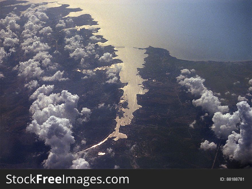 Sevastopol From Altitude 10 Km.