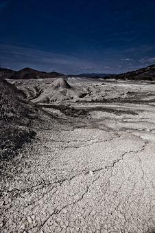 Mud Volcanoes In Buzau, Romania Royalty Free Stock Photography Mud Volcanoes In Buzau, Romania Royalty Free Stock Photography