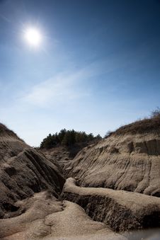 Mud Volcanoes In Buzau, Romania Stock Photography Mud Volcanoes In Buzau, Romania Stock Photography