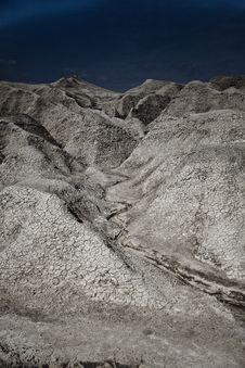 Mud Volcanoes In Buzau, Romania Stock Photo Mud Volcanoes In Buzau, Romania Stock Photo