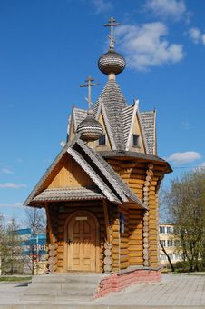 Wooden Chapel Royalty Free Stock Photography
