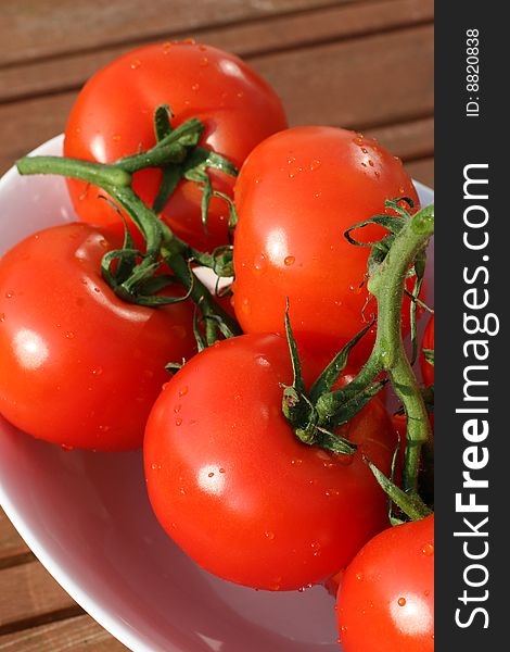 Red Organic Tomatoes