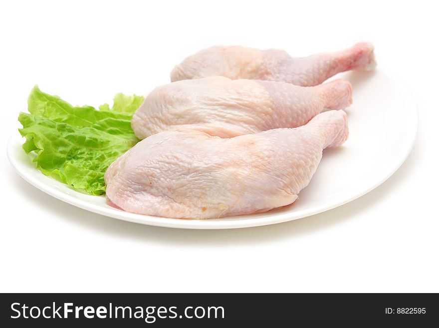 Fresh chicken legs