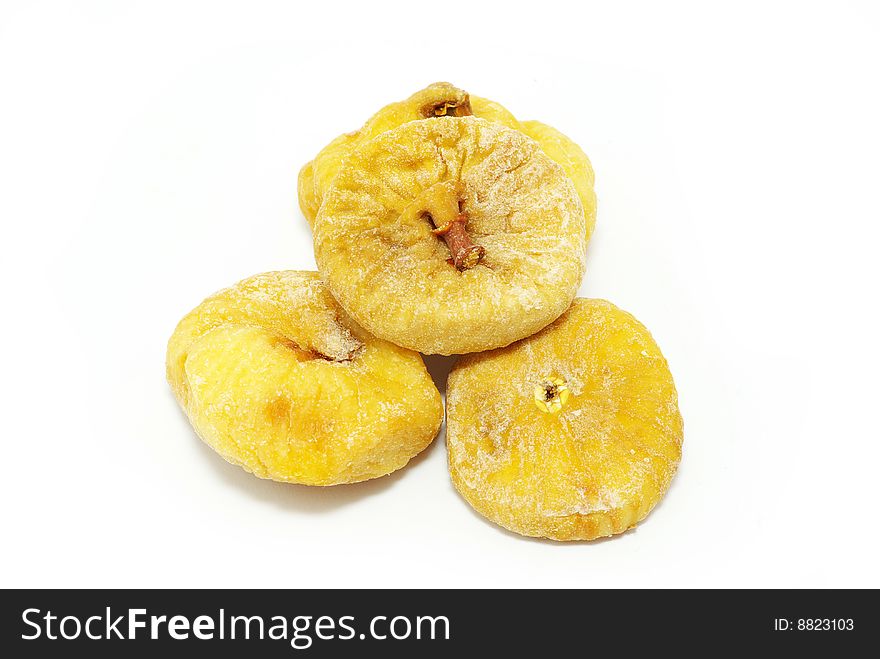 Fig fruits isolated on the white background