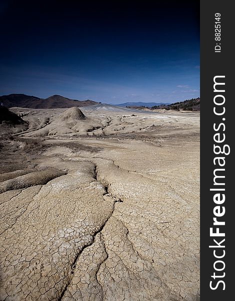 Mud Volcanoes in Buzau, Romania