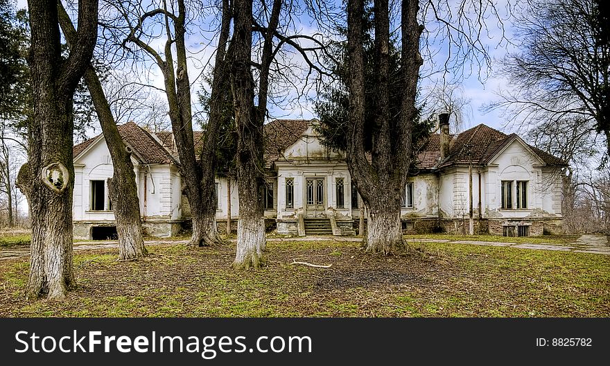 Big old abandoned house in transylvania. Big old abandoned house in transylvania