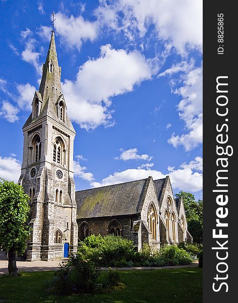 Christ church in wanstead, london built 
 in a 13th century gothic style