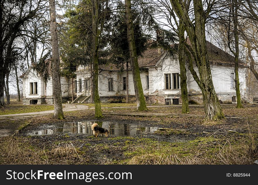 Big old abandoned house in transylvania. Big old abandoned house in transylvania