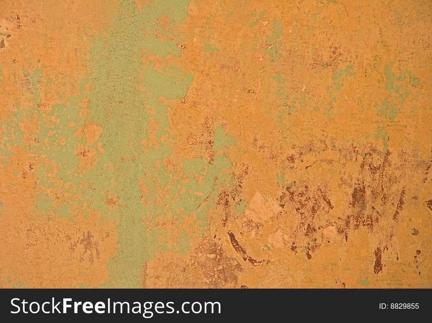 Old wall with scratches and wall colors, good background