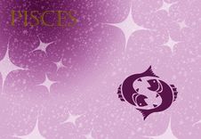 Zodiac Sign Pisces Royalty Free Stock Photos