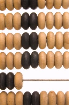 Obsolete Wooden Abacus Royalty Free Stock Photo